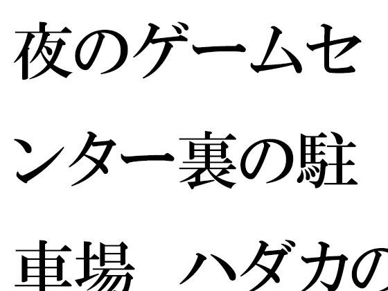 夜のゲームセンター裏の駐車場 ハダカの男女の出会いとエッチ【逢瀬のひび】