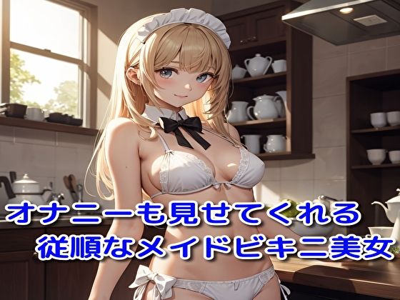 オナニーも見せてくれる従順なビキニメイド美女