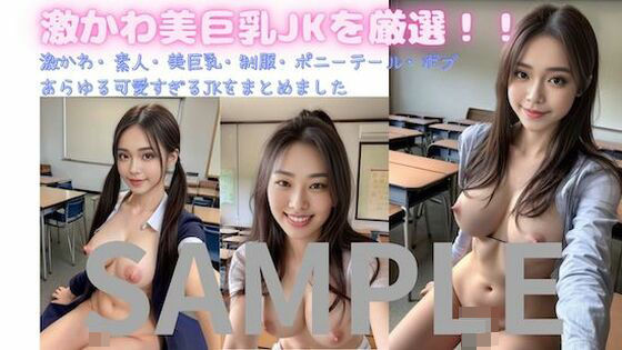 激かわ美巨乳JKを徹底追求したAI写真集Vo.1【発育大満足AIグループ】