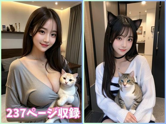 ネコと美:猫と過ごす美女たちの優雅な瞬間