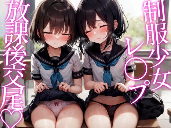 制服少女たちを放課後の教室でレ〇プ♪【みやま亭種付け太郎】