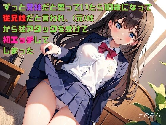 【お気軽小説】ずっと兄妹だと思っていたら18歳になって従兄妹だと言われ、（元）妹から猛アタックを受けて初エッチしてしまった【さのぞう】